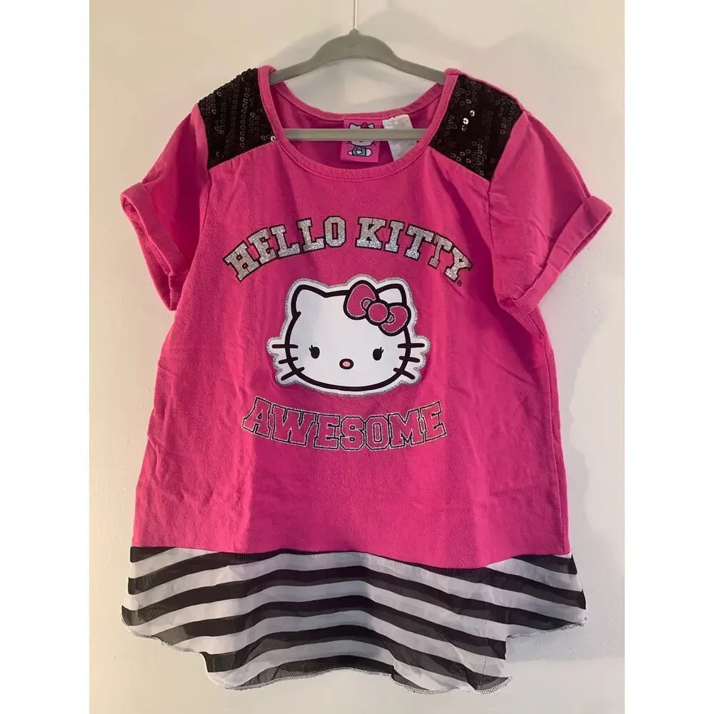 SANRIO HELLO KITTY Girl’s Top / Size: Large 10-12